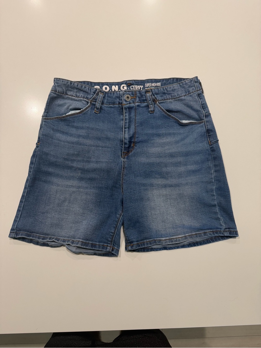 SONG Curvy Women’s Blue Denim Jean Shorts